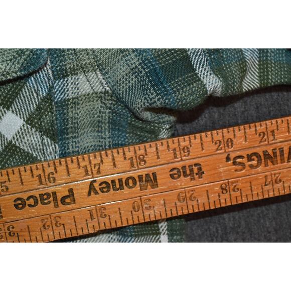 Duluth Trading Co. Trim Fit Men's Small Heavy Flannel Work Shirt Long Sleeve - Picture 6 of 7